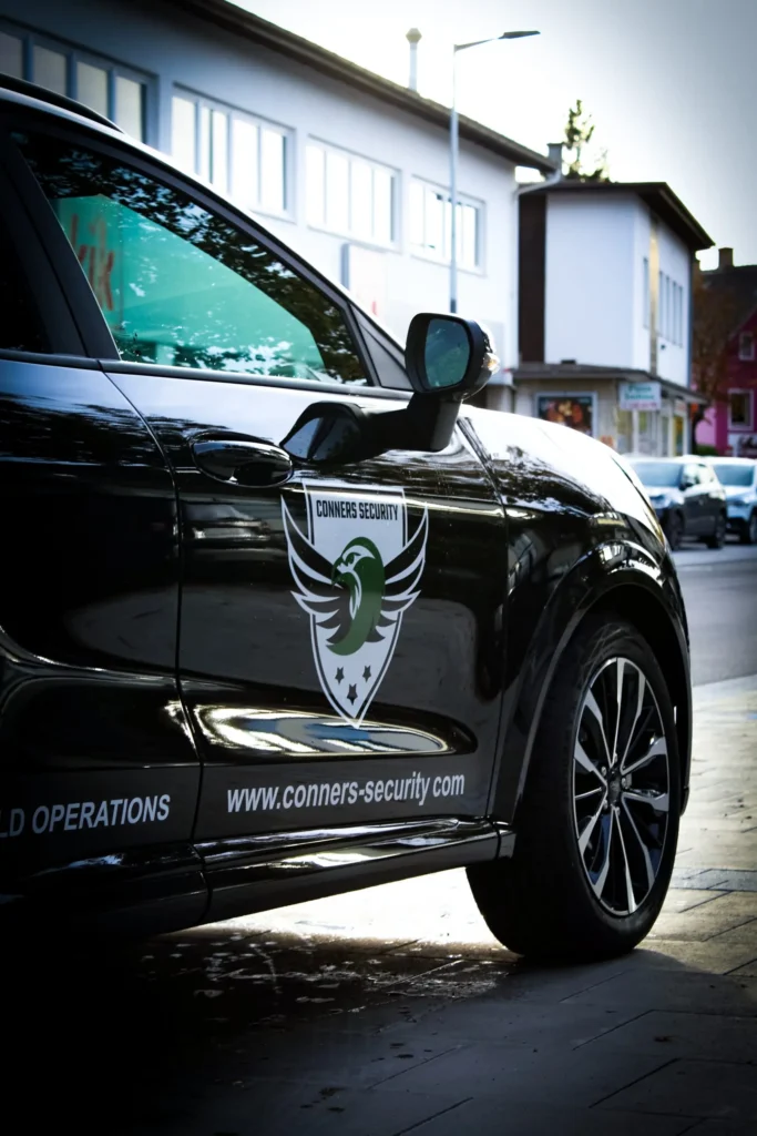 Eine Auto von Conners Security für Revierdienst München