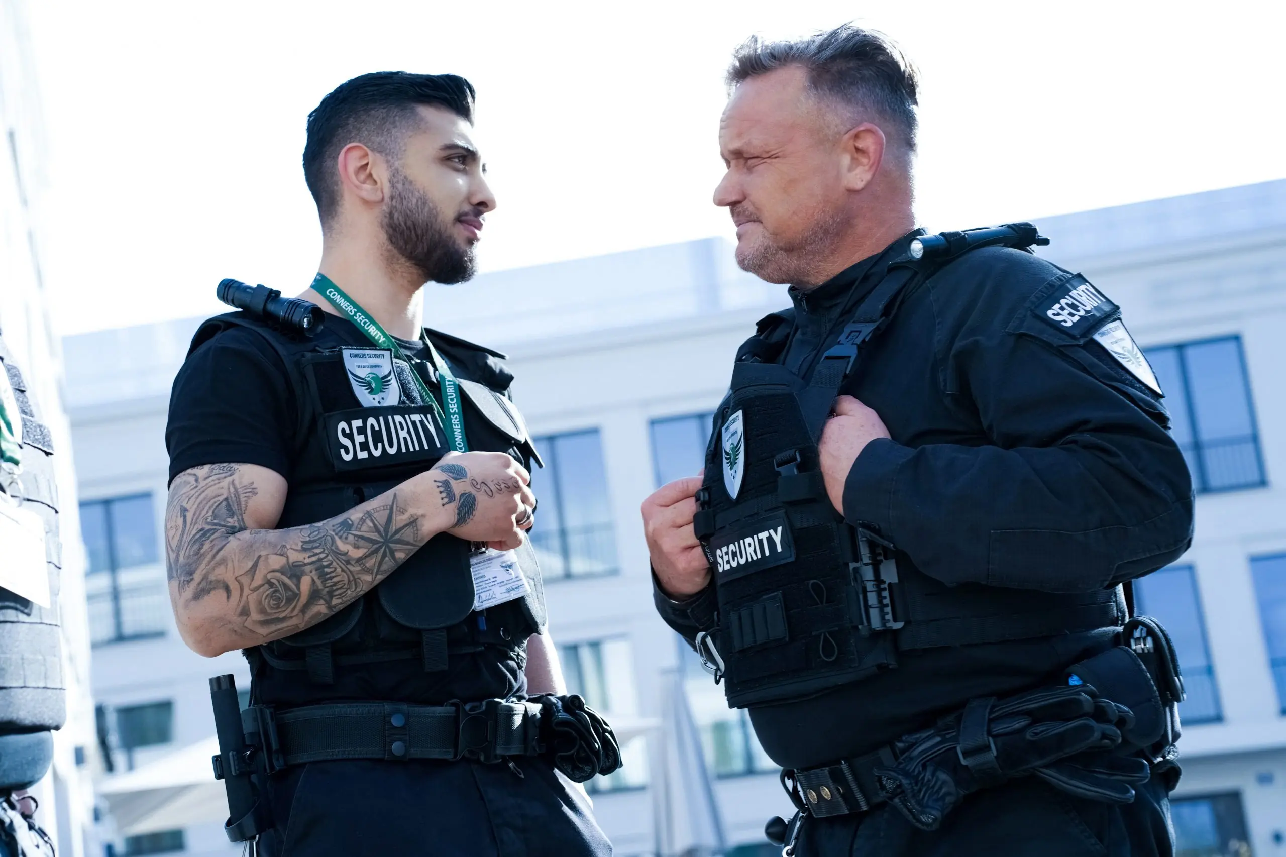 Mitarbeiter und Ronny Thiem für Revierdienst München